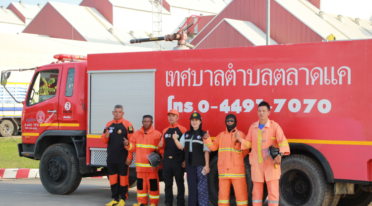 วันที่ 29 พฤศจิกายน 2566  นายชัยรัตน์ กิตติหิรัญวัฒน์ นายกเทศมนตรีตำบลตลาดแค  มอบหมายให้เจ้าหน้าที่เทศบาลตำบลตลาดแค ร่วมกิจกรรมฝึกซ้อมแผนฉุกเฉินดับเพลิงและอพยพหนีไฟ ณ บริษัท เกลือพิมาย จำกัด โดยมีภาคีเครือข่ายเข้าร่วมกิจกรรม