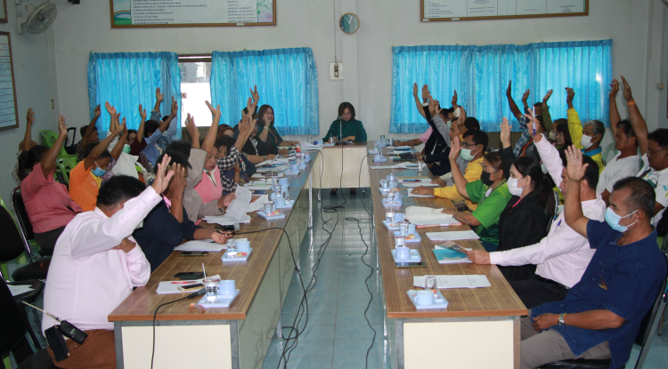 วันที่ 30 มกราคม 2567 นายชัยรัตน์ กิตติหิรัญวัฒน์ นายกเทศบาลตำบลตลาดแค มอบหมายให้นางวรรณา นานอก รองนายกเทศมนตรีตำบลตลาดแค เป็นประธานการประชุมประชาคมท้องถิ่นระดับตำบล ของคณะกรรมการพัฒนาเทศบาลตำบลตลาดแค และสัดส่วนประชาคมท้องถิ่น ครั้งที่ 1/2567 ณ ห้องประชุมเทศบาลตำบลตลาดแค