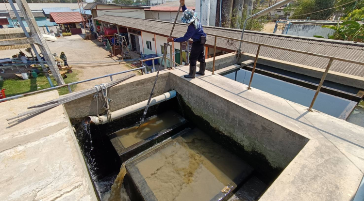 วันที่ 6 มีนาคม  2567 นายชัยรัตน์ กิตติหิรัญวัฒน์ นายกเทศมนตรีตำบลตลาดแค มอบหมายให้เจ้าหน้าที่เทศบาลตำบลตลาดแค  ได้ดำเนินการล้างหน้าทราย โรงผลิดน้ำประปา (ป.1)  เพื่อให้น้ำประปาสะอาดและปลอดภัยสำหรับประชาชนผู้ใช้น้ำของเทศบาลตำบลตลาดแค