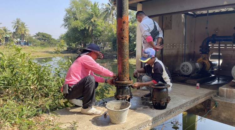 วันที่ 7 มกราคม 2568 นายชัยรัตน์ กิตติหิรัญวัฒน์ นายกเทศมนตรีตำบลตลาดแค มอบหมายให้เจ้าหน้าที่เทศบาลตำบลตลาดแค ดำเนินการเปลี่ยนหัวกระโหลก โรงสูบตลาดแค ตำบลธารปราสาท อำเภอโนนสูง จังหวัดนครราชสีมา