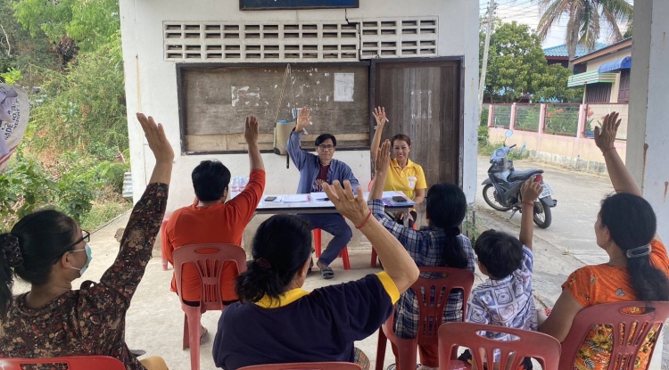 วันที่ 5 มีนาคม 2568 นายชัยรัตน์ กิตติหิรัญวัฒน์ นายกเทศมนตรีตำบลตลาดแค มอบหมายให้เจ้าหน้าที่เทศบาลตำบลตลาดแค ลงพื้นที่ร่วมสังเกตุการณ์ในการประชุมคณะกรรมการชุมชน ชุมชนตลาดแค และชุมชนชาววัง