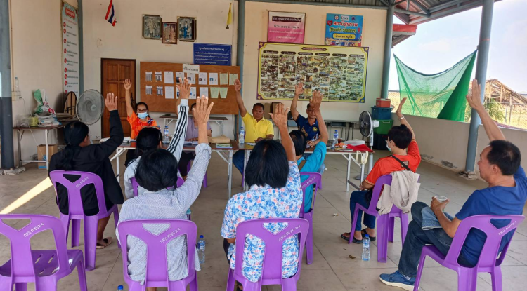 วันที่ 6 มีนาคม 2568 นายชัยรัตน์ กิตติหิรัญวัฒน์ นายกเทศมนตรีตำบลตลาดแค มอบหมายให้เจ้าหน้าที่เทศบาลตำบลตลาดแค ลงพื้นที่ร่วมสังเกตุการณ์ในการประชุมคณะกรรมการชุมชน ชุมชนตะขบ ตำบลธารปราสาท อำเภอโนนสูง จังหวัดนครราชสีมา